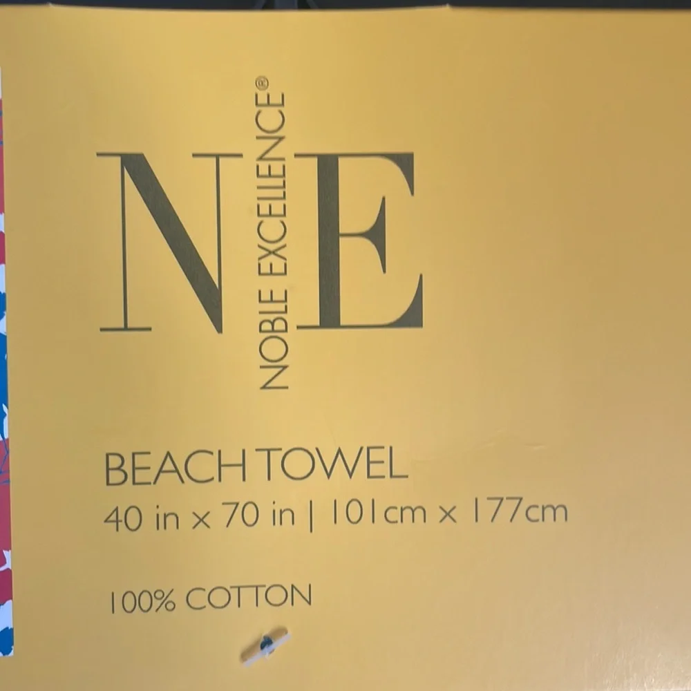 NWT - Noble Excellence Beach Towel